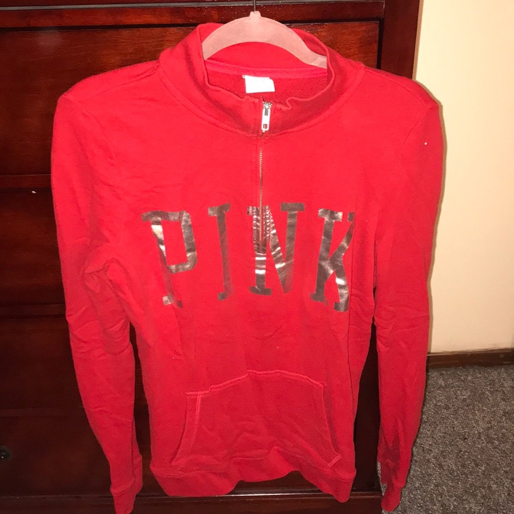 PINK quarter zip